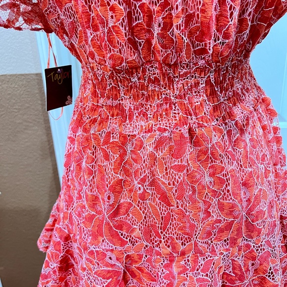 Taylor V Neck Ruffle Dress - Picture 7 of 7